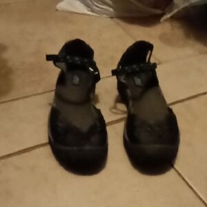 Black Strappy Sandals